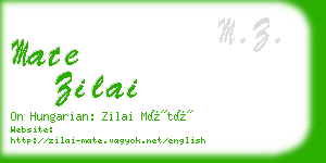 mate zilai business card